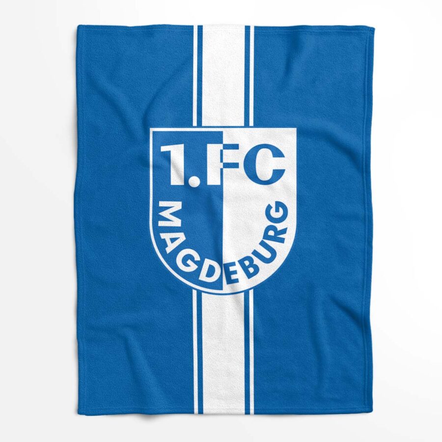 1. FC Magdeburg 1002 Fleecedecke - Decke – Bild 2