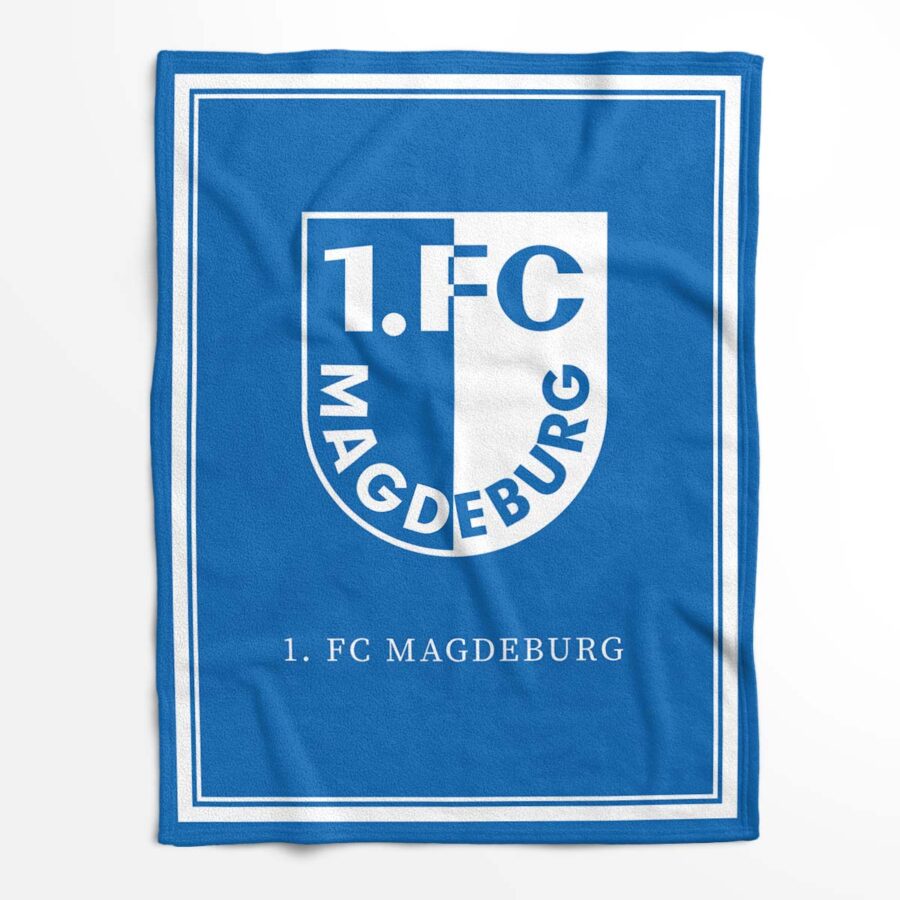 1. FC Magdeburg Fleecedecke - Decke – Bild 2