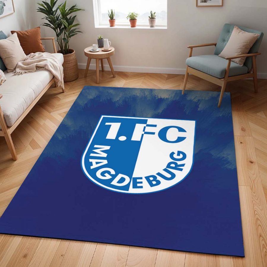 1. FC Magdeburg blau 02 Teppich – Bild 2
