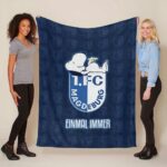 1. FC Magdeburg einmal immer schnüffeln Fleecedecke – Decke