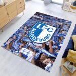 1. FC Magdeburg weiß-blau 03 Teppich