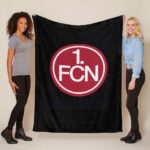 1. FC Nürnberg FCN schwarz Fleecedecke – Decke