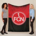 1. FC Nürnberg schwarz-rot Fleecedecke – Decke