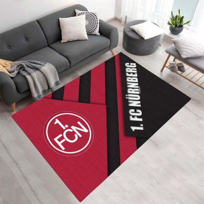 Alternative view of 1. FC Nürnberg roter Hintergrund FCN Verein Teppich