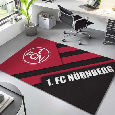 1. FC Nürnberg roter Hintergrund FCN Verein Teppich