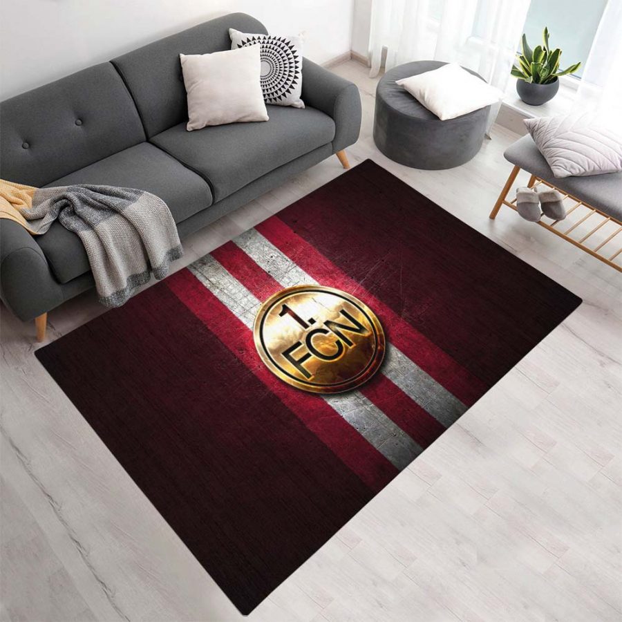 1. FC Nürnberg roter Metallhintergrund Teppich – Bild 2