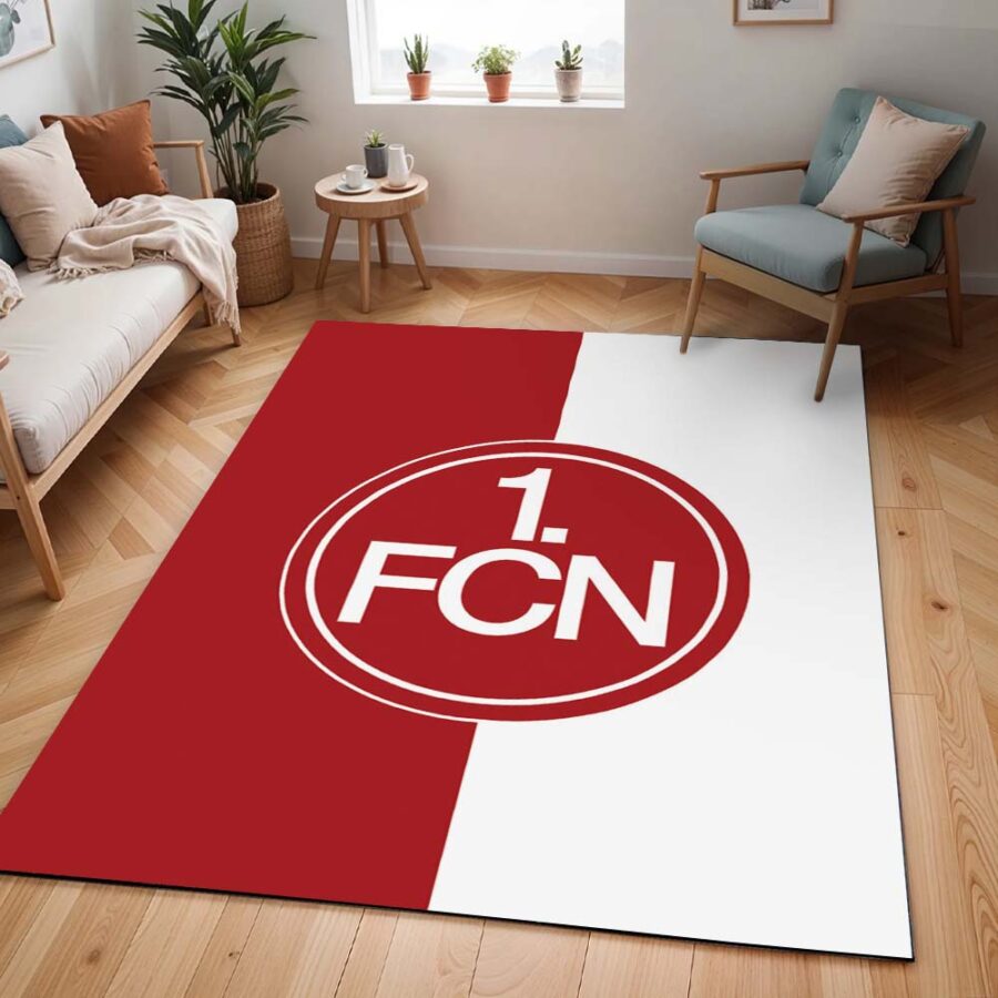 1. FC Nürnberg rot weiß 02 Hintergrund Teppich – Bild 2
