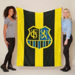 1. FC Saarbrücken schwarz gelb Fleecedecke – Decke
