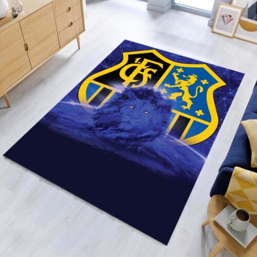 1. FC Saarbrücken blauer Hintergrund und Löwe Teppich