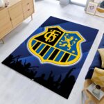 1. FC Saarbrücken Feld glücklicher Fan Teppich