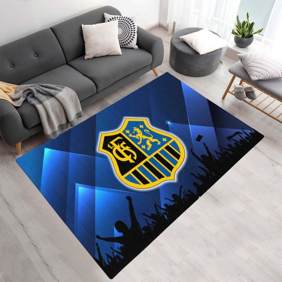 1. FC Saarbrücken Feld glücklicher Fan Teppich – Bild 2