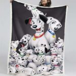101 Dalmatiner Dalmatiner Welpen 02 Decke – Fleecedecke