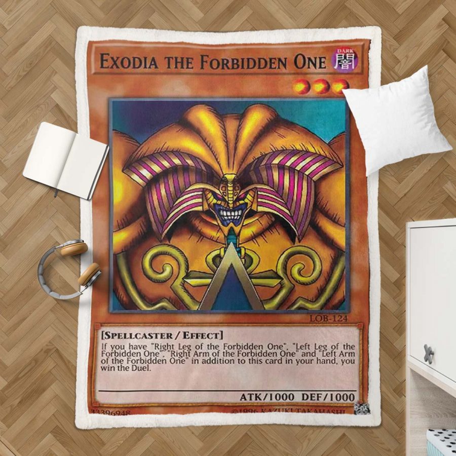 2002 LOB 1. Auflage Exodia Die Verbotene PSA 10 Decke - Fleecedecke – Bild 3