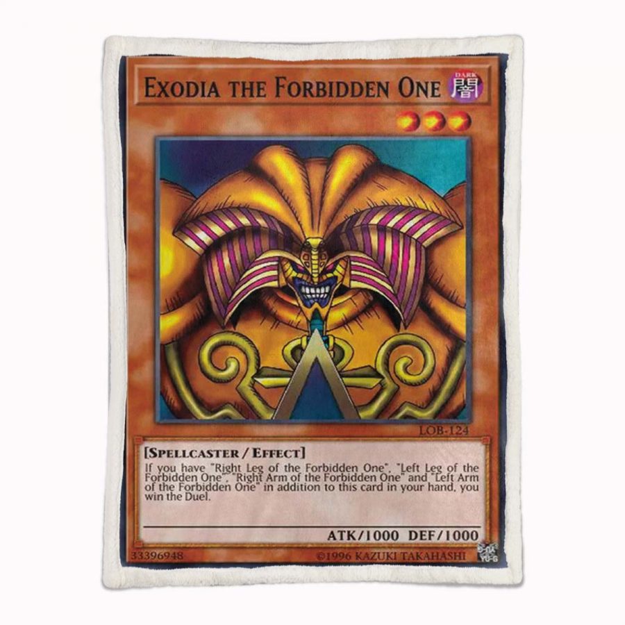 2002 LOB 1. Auflage Exodia Die Verbotene PSA 10 Decke - Fleecedecke – Bild 2