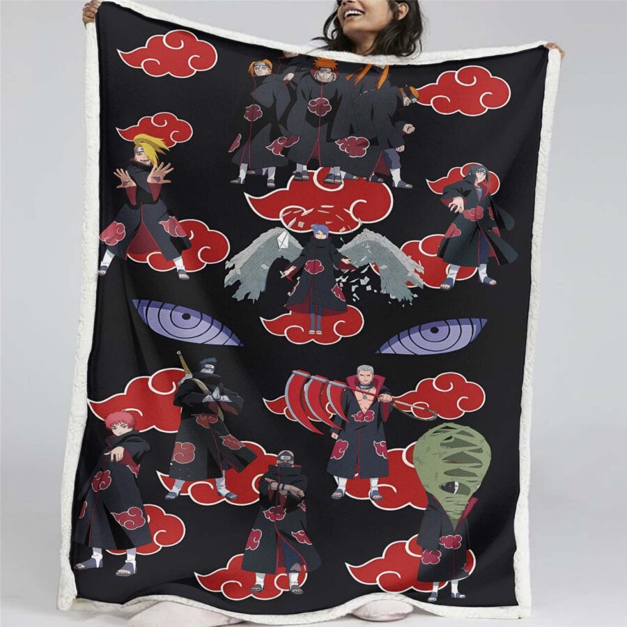 Akatsuki Naruto 01 Decke - Fleecedecke