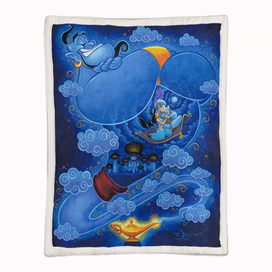 Aladdin Disney 02 Decke - Fleecedecke – Bild 2