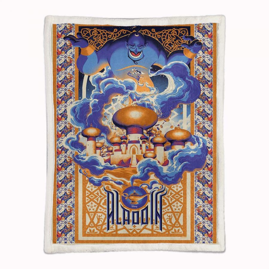 Aladdin und die Wunderlampe Decke - Fleecedecke – Bild 2