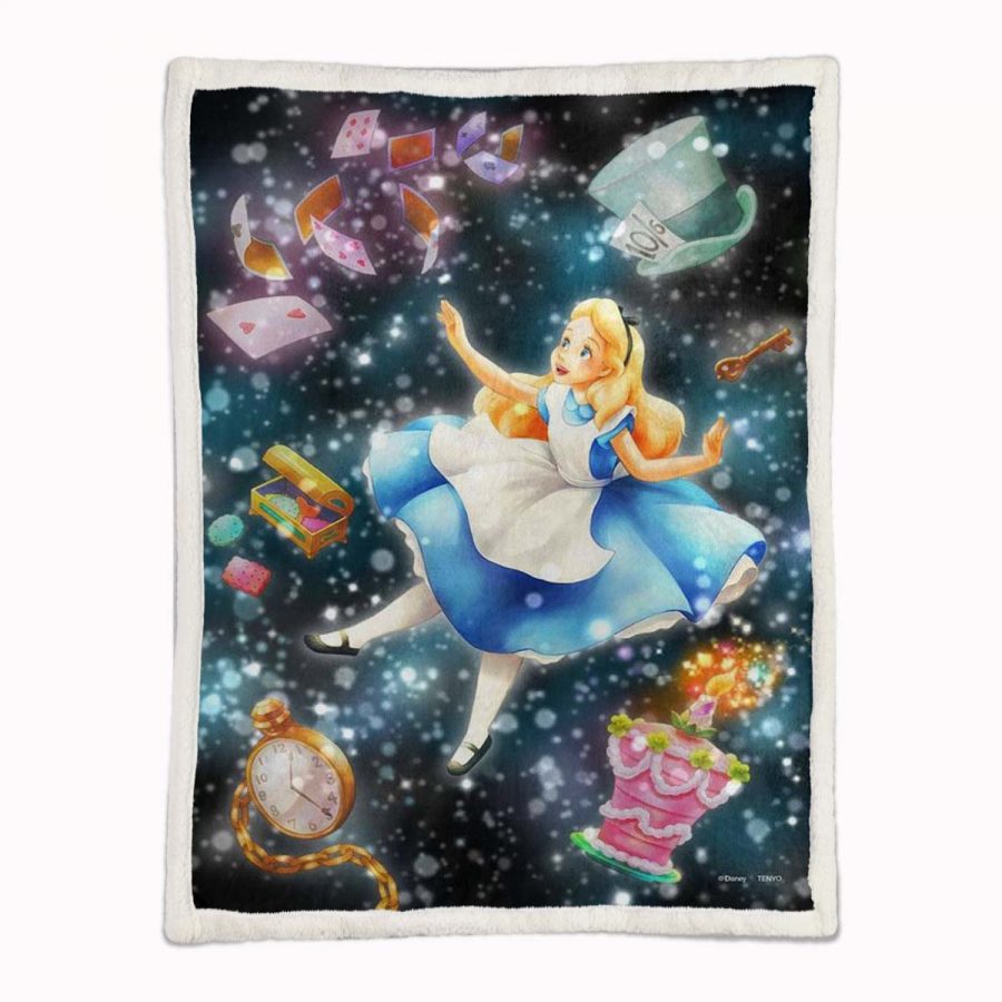 Alice im Wunderland Fairy Tail 02 Decke - Fleecedecke – Bild 2