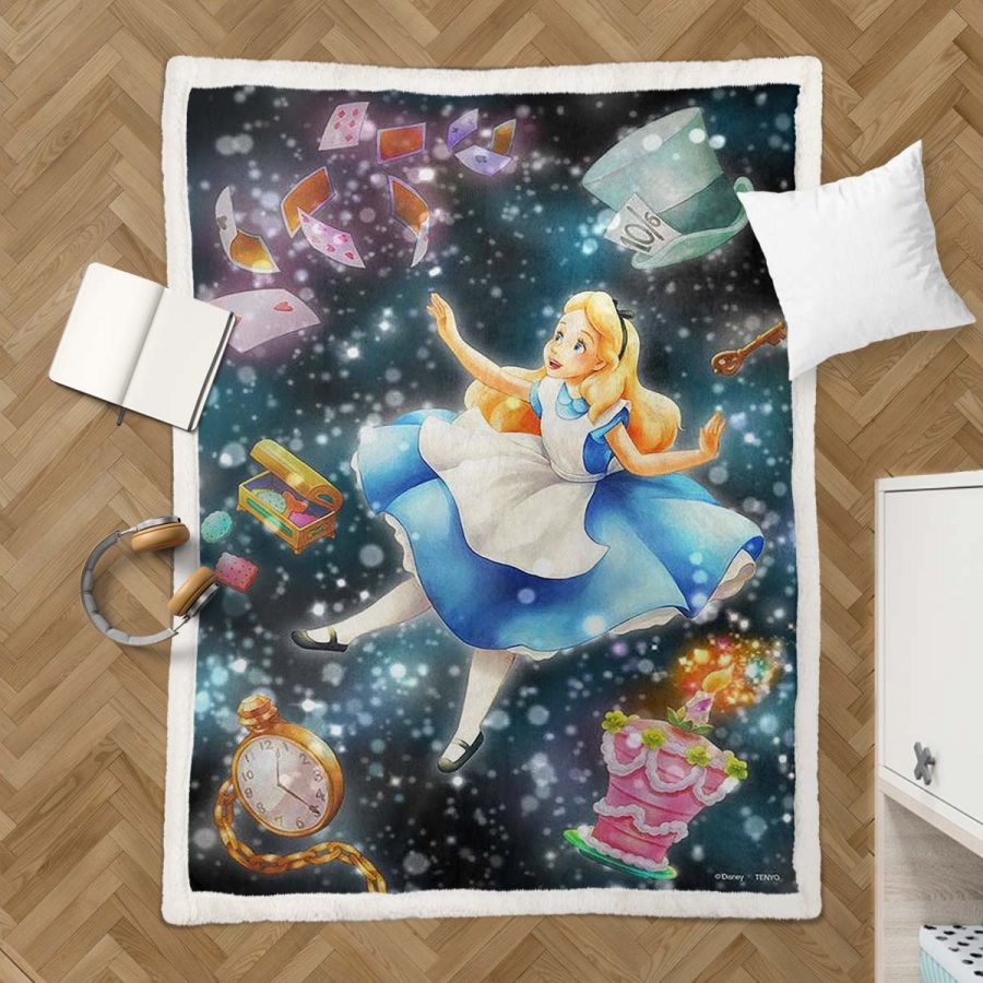 Alice im Wunderland Fairy Tail 02 Decke - Fleecedecke – Bild 3