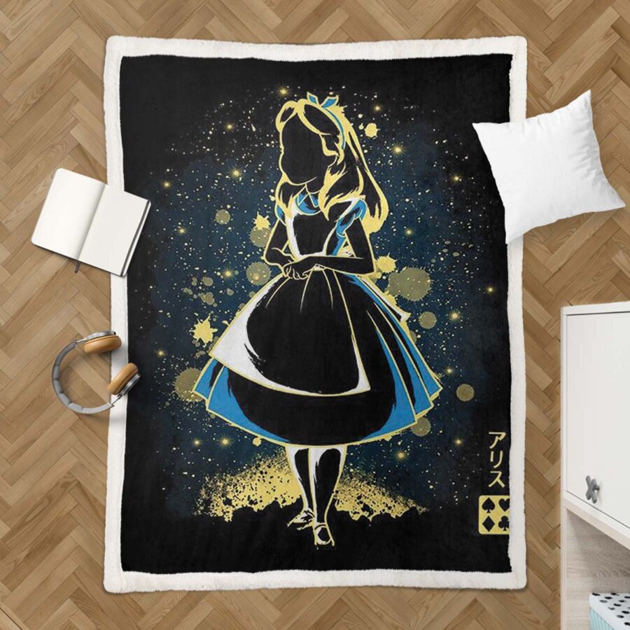 Alice im Wunderland Fairy Tail 03 Decke - Fleecedecke – Bild 3