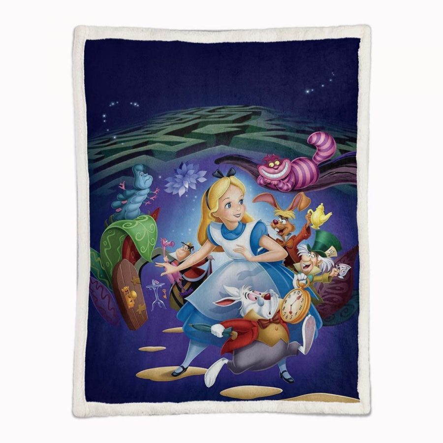 Alice im Wunderland Fairy Tail 06 Decke - Fleecedecke – Bild 2