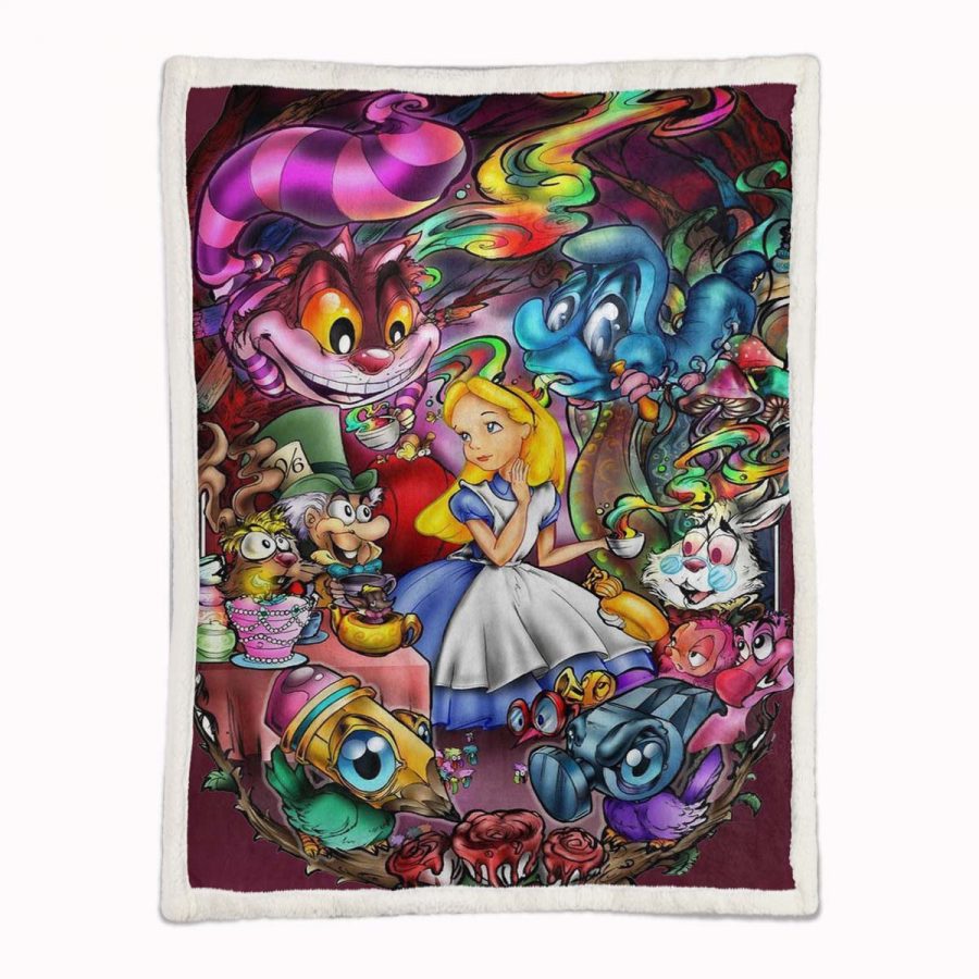 Alice im Wunderland Fairy Tail 07 Decke - Fleecedecke – Bild 2