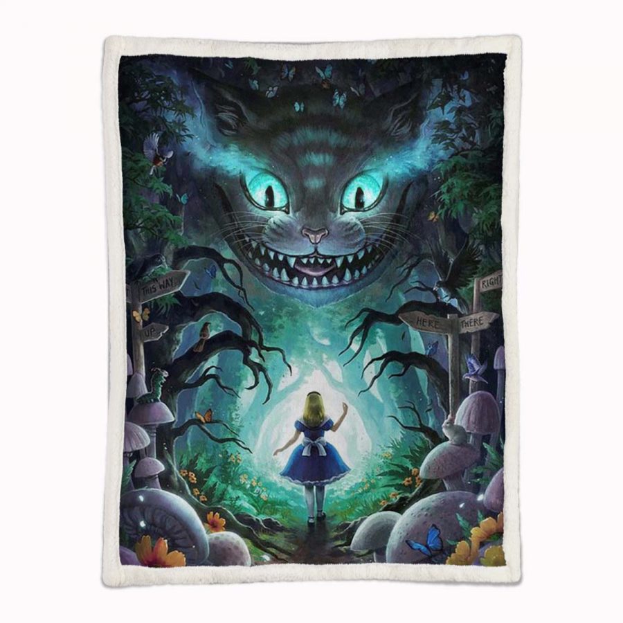 Alice im Wunderland Fairy Tail 08 Decke - Fleecedecke – Bild 2