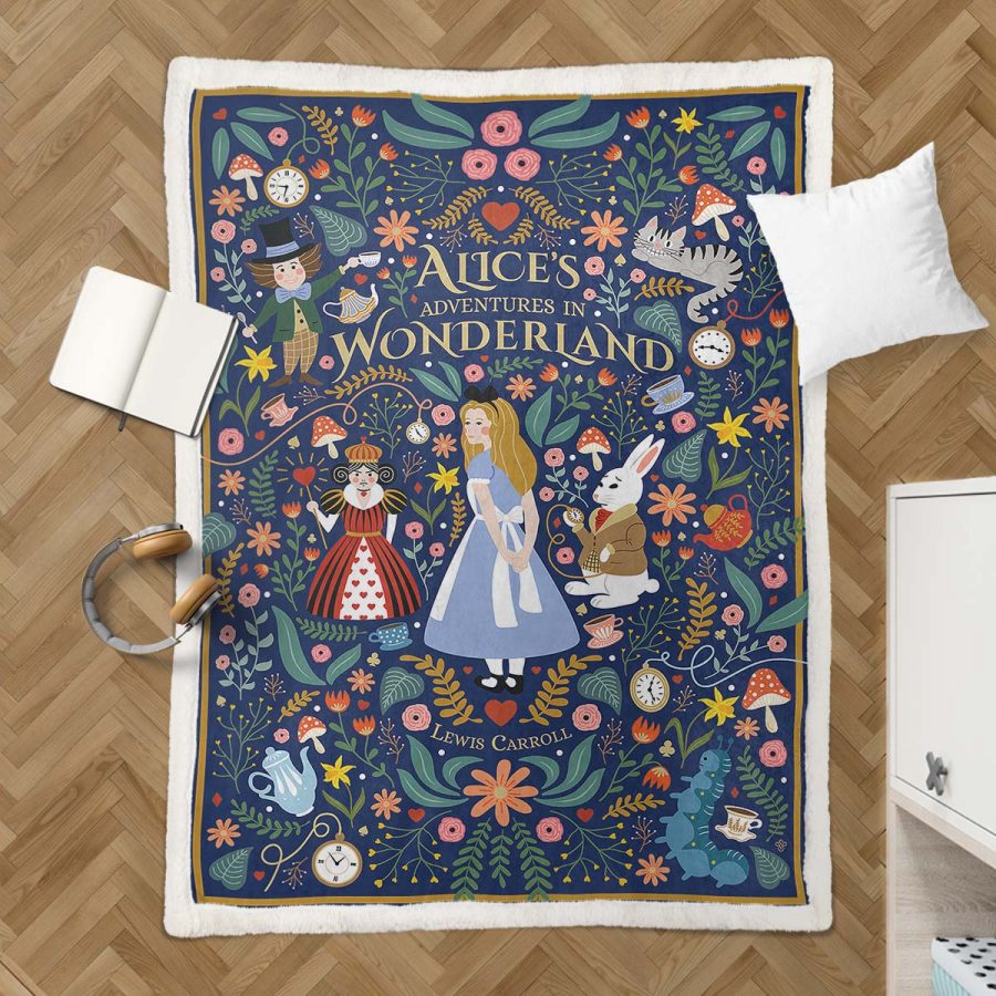 Alice im Wunderland Fairy Tail 11 Decke - Fleecedecke – Bild 3