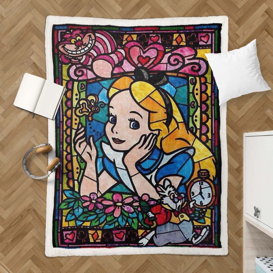 Alice im Wunderland Fairy Tail Decke - Fleecedecke – Bild 3