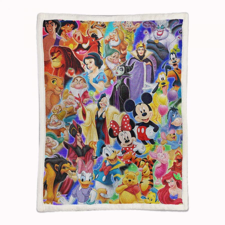 Alle Charaktere Disney Decke - Fleecedecke – Bild 2