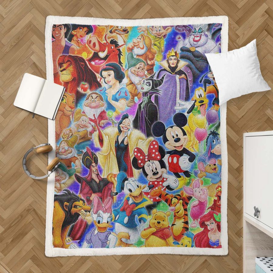 Alle Charaktere Disney Decke - Fleecedecke – Bild 3
