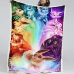Alle Evoli-Entwicklungen Pokemon Decke – Fleecedecke