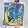 Alle Evoli-Entwicklungen Pokemon auf dem Mond Decke - Fleecedecke