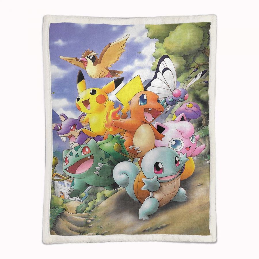 Alle Pokemon Cute 2 Decke - Fleecedecke – Bild 2