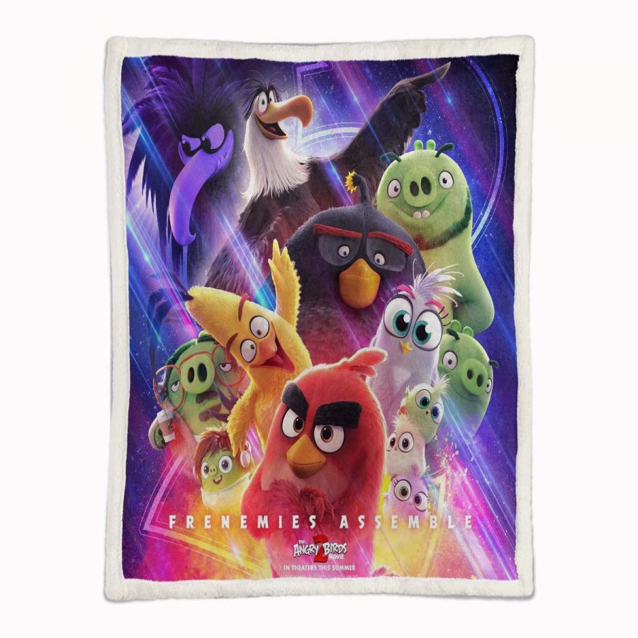 Angry Birds Alle Charaktere 16 Decke - Fleecedecke – Bild 2