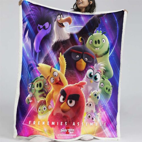 Angry Birds Alle Charaktere 16 Decke - Fleecedecke