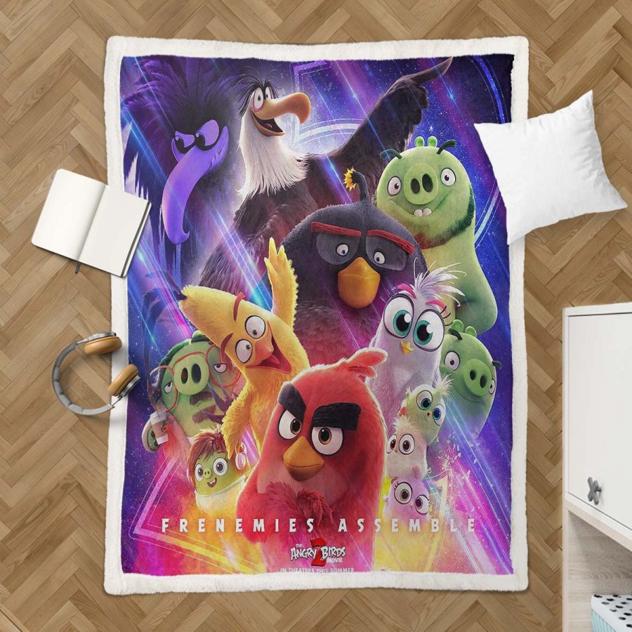 Angry Birds Alle Charaktere 16 Decke - Fleecedecke – Bild 3