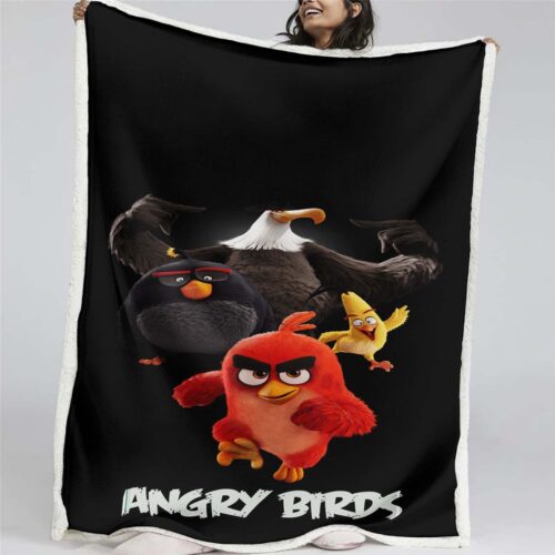 Angry Birds Charaktere 03 Decke - Fleecedecke