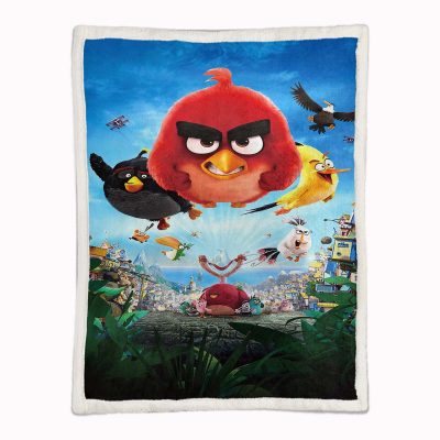 Alternative view of Angry Birds Charaktere 05 Decke - Fleecedecke