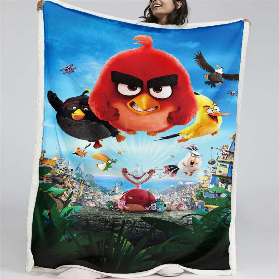Angry Birds Charaktere 05 Decke - Fleecedecke