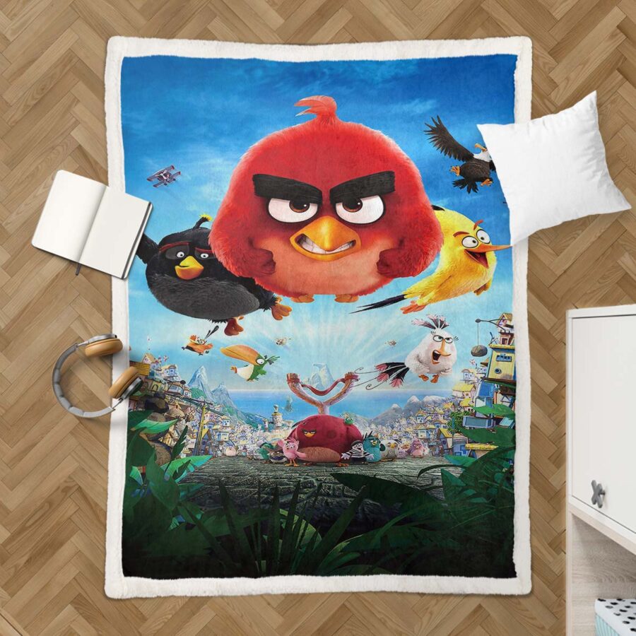 Angry Birds Charaktere 05 Decke - Fleecedecke – Bild 3
