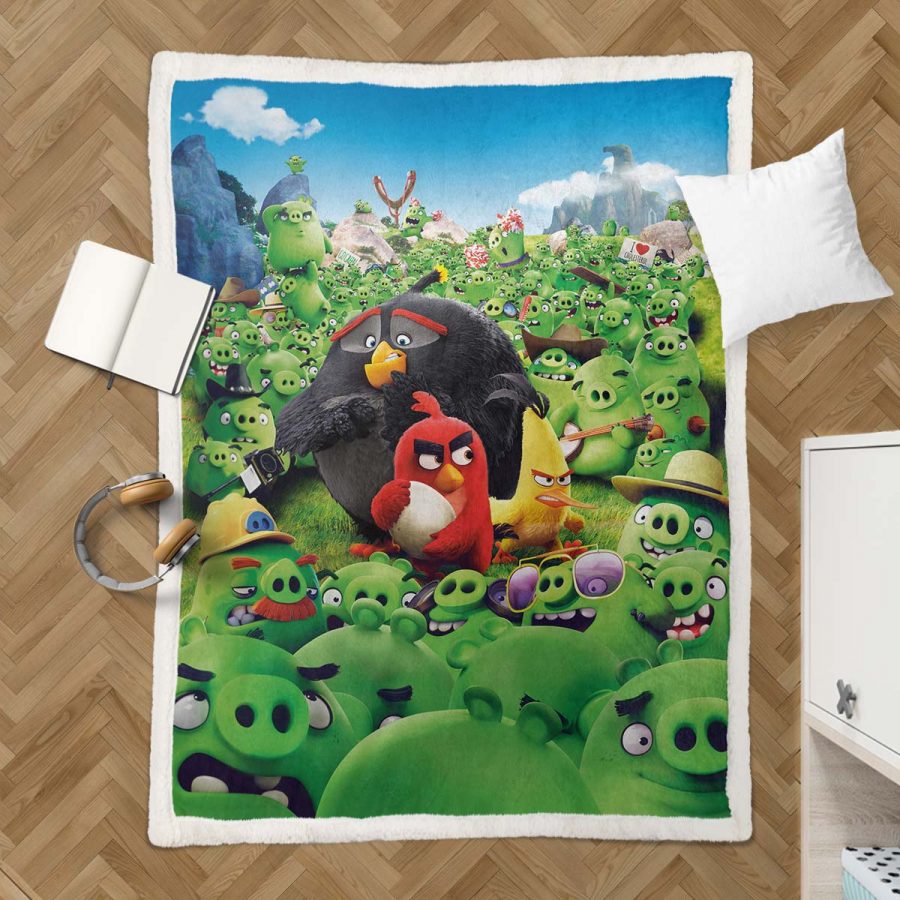 Angry Birds Charaktere 07 Decke - Fleecedecke – Bild 3