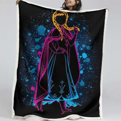 Anna, Prinzessin der Eiskönigin Decke - Fleecedecke