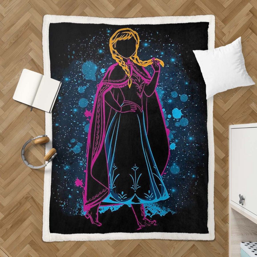 Anna, Prinzessin der Eiskönigin Decke - Fleecedecke – Bild 3