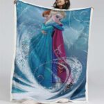 Anna und Elsa Die Eiskönigin 02 Decke – Fleecedecke