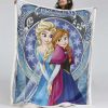 Anna und Elsa Die Eiskönigin 03 Decke - Fleecedecke