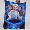 Anna und Elsa Die Eiskönigin Alle Charaktere 03 Decke - Fleecedecke