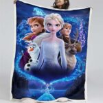 Anna und Elsa Die Eiskönigin Alle Charaktere 03 Decke – Fleecedecke