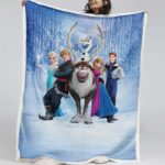 Anna und Elsa Die Eiskönigin Alle Charaktere 05 Decke – Fleecedecke
