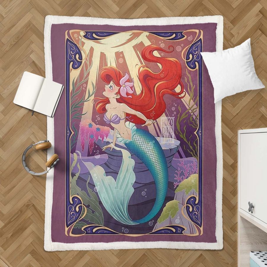Ariel, die kleine Meerjungfrau, Fairy Tail 03 Decke - Fleecedecke – Bild 3
